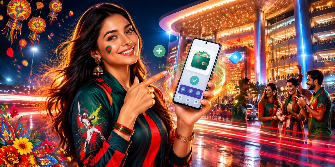 ঢাকায় পহেলা বৈশাখে bet444 পেমেন্ট ও ক্রিকেট বেটিং উপভোগ করছেন একজন খেলোয়াড়